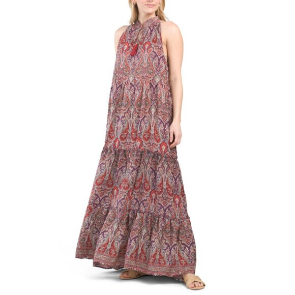 LA MODA Paisley Paisley Maxi Resort Dress - Picture 1 of 2